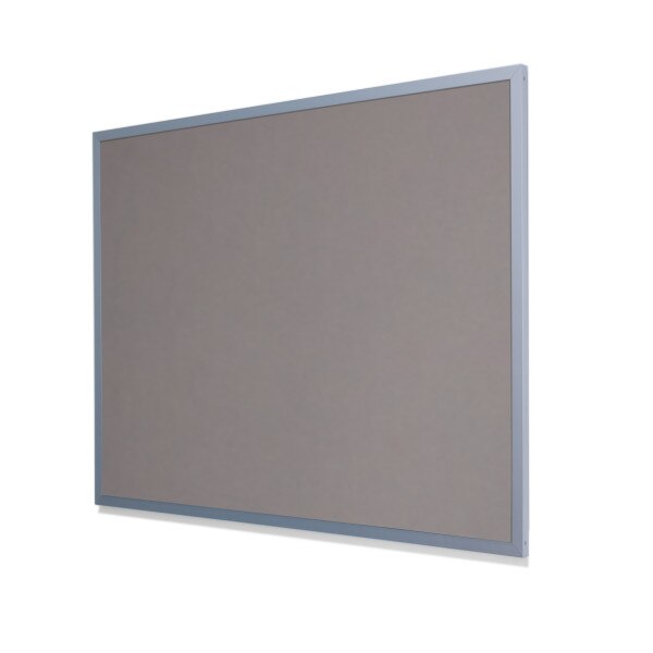 2182 Potato Skin Colored Cork Forbo Bulletin Board with Heavy Aluminum Frame